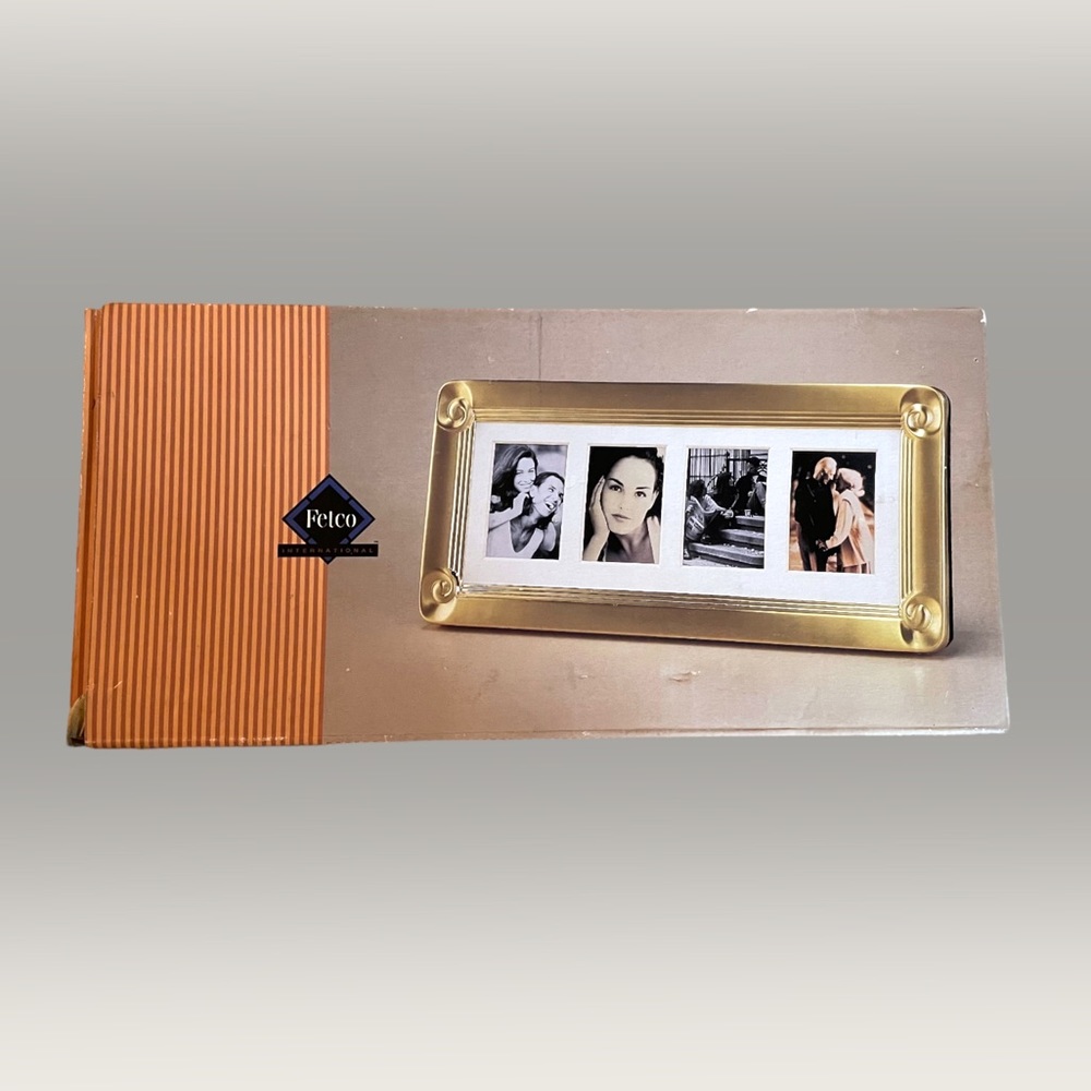 Vintage Fetco Brass Picture Frame